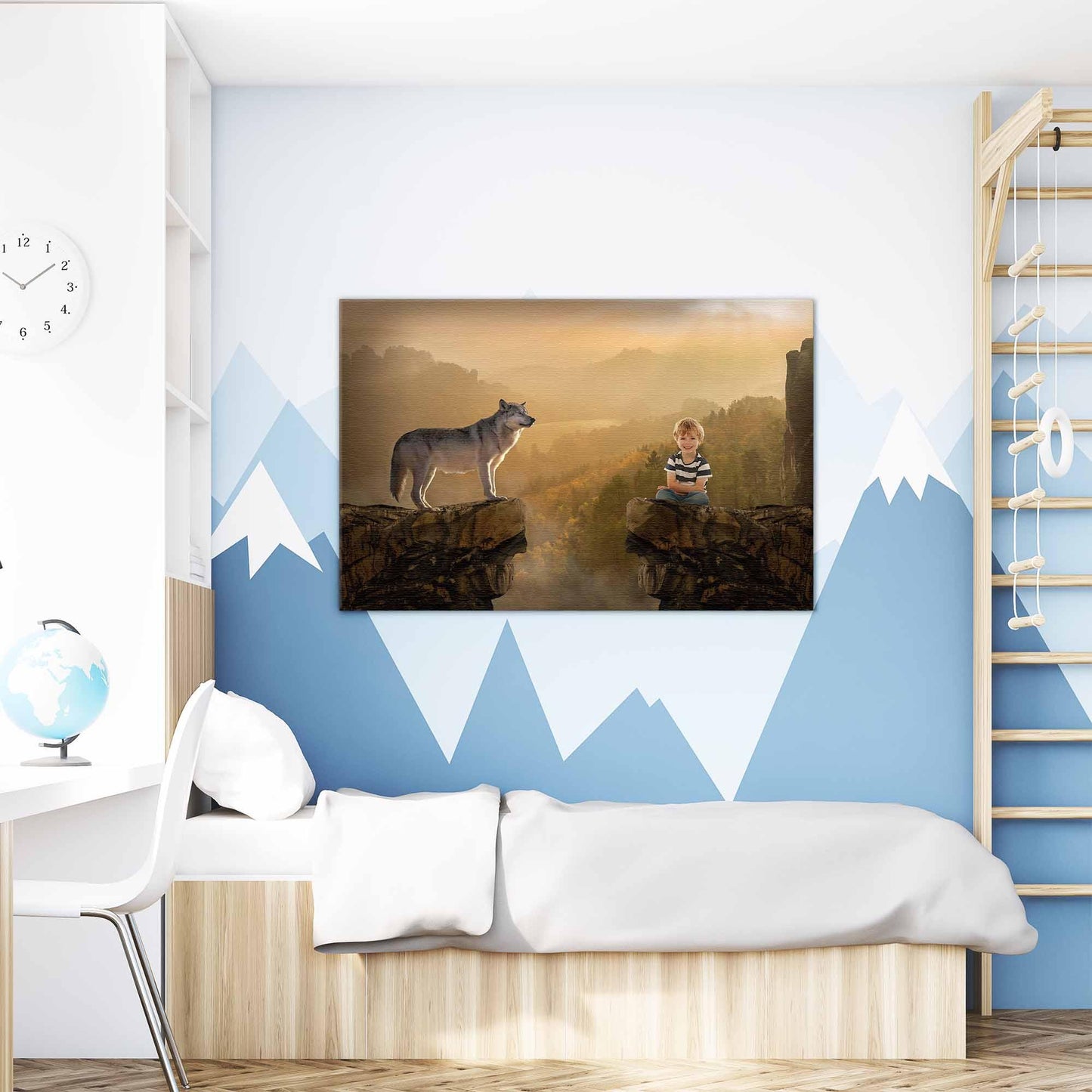 Berg wolf - Unieke Foto