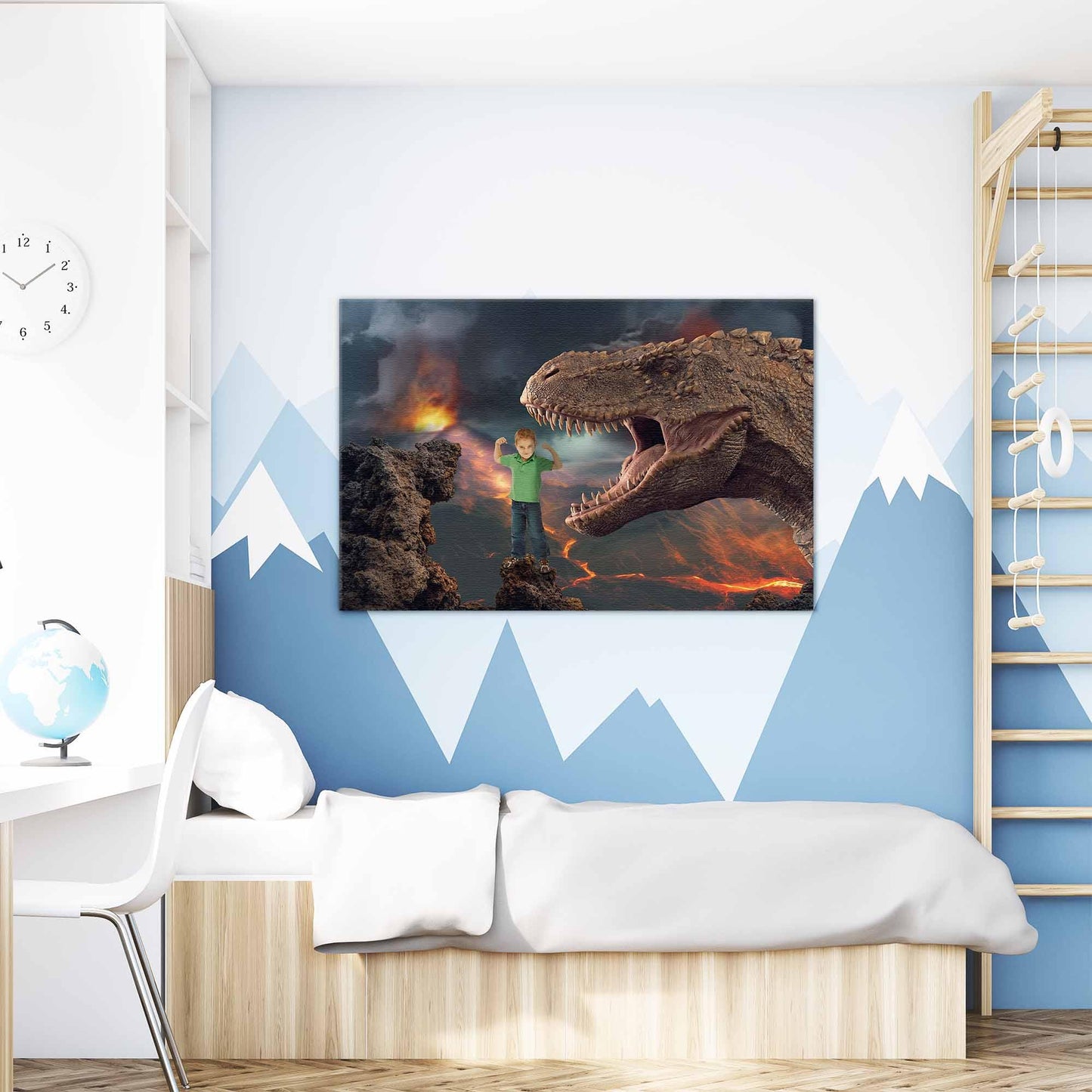 Hongerige dino - Unieke Foto