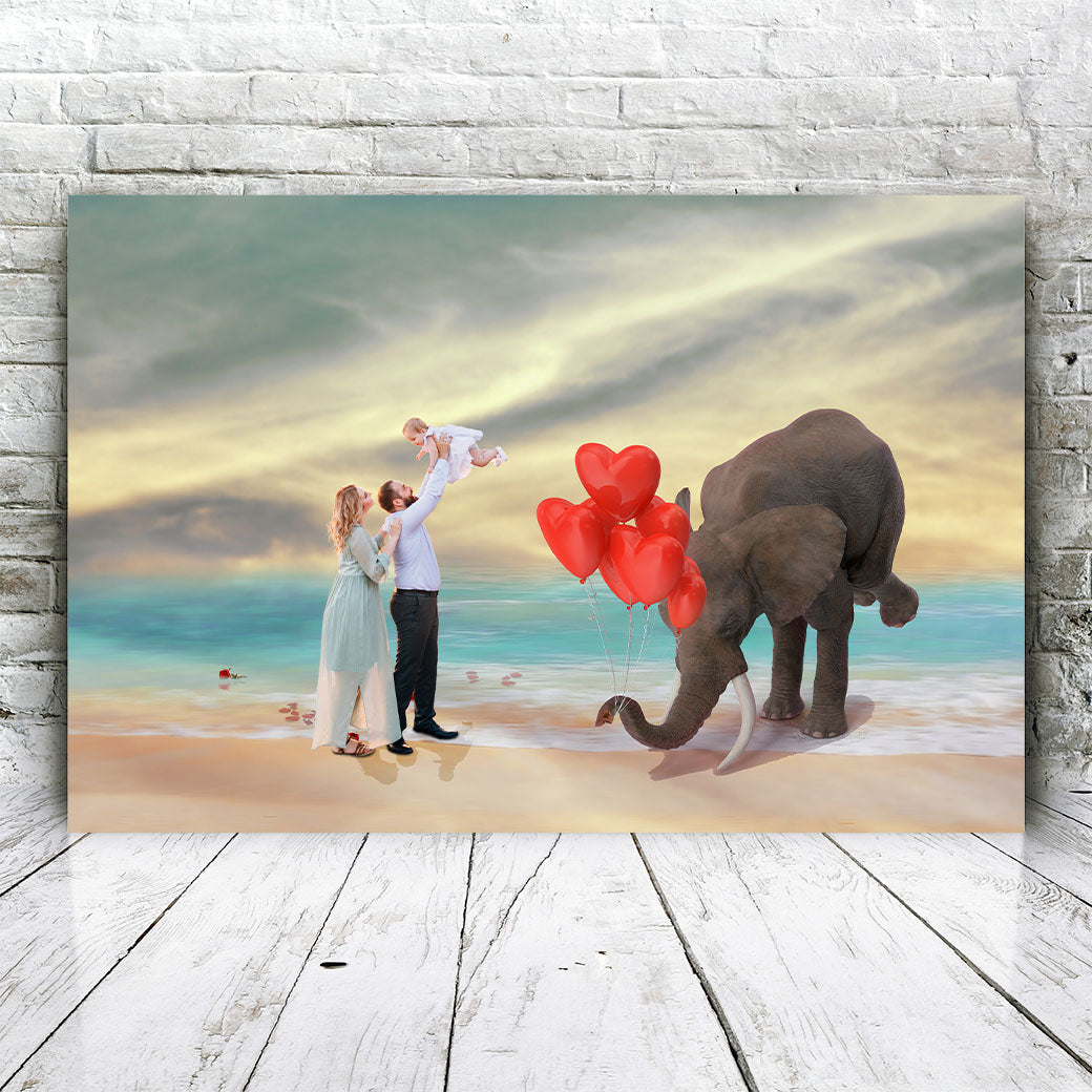 Loving Elephant